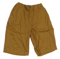 Hnedé plátenné chino kraťasy H&M