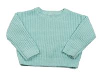 Svetlomodrý žinylkový sveter Primark