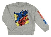 Světlešedá mikina se Spidermanem M&S