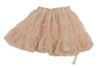 Svetloružová tylová sukňa George