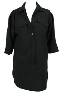 Dámska čierna blúzková á tunika zn. Boohoo