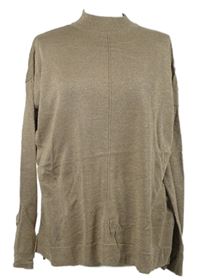 Dámský béžový třpytivý lehký svetr Atmosphere 