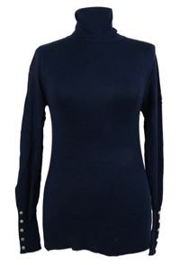 Dámský tmavomodrý lehký svetrový rolák Atmosphere 