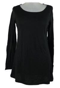 Nové - Dámske čierne tričko s krajkovými zády Gina