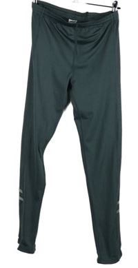 Pánské šedé sportovní funkční tepláky s pruhy Shamp 