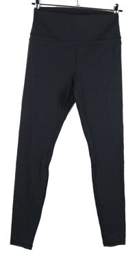 Dámske tmavosivé športové funkčné legíny