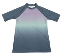 Fialovo-modro-sivé UV tričko M&S