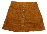 Medová menšestrová prepínaci sukňa C&A