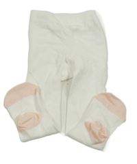 Bielo-ružové pančuchy