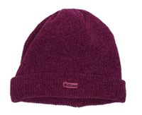 Dámska tmavoružová žinylková čapica