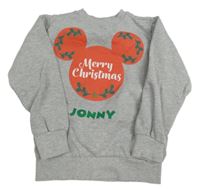Sivá mikina s Mickeym Disney