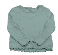 Svetlomodré rebrované tričko Primark