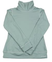 Šedozelenkavá thermo mikina s rolákom