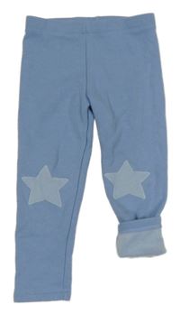 Světlemodré zateplené legíny s hvězdami Next