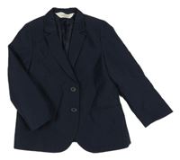Tmavomodré společenské sako H&M