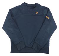 Tmavomodrá mikina s potlačou Jack & Jones