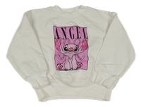 Biela mikina s Angel Zara