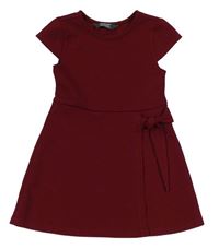Červené šaty s mašlou Primark