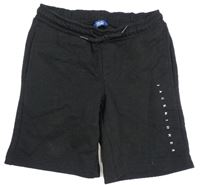 Černé teplákové kraťasy s logem Jack & Jones
