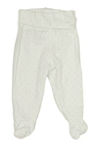 Bílé polodupky s bodkami H&M