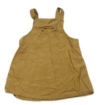 Béžové manšestrové šaty s kočkou H&M