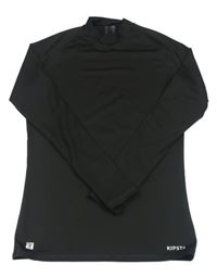 Čierne športové funkčné tričko zn. Decathlon