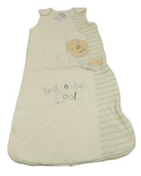 Nové - Smetanový bavlněný zateplený spací pytel Little Roo Disney