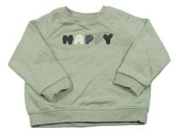 Khaki mikina s nápisom TU