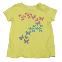 Žlté tričko s motýlikmi Lupilu