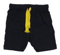 Tmavomodré bavlnené kraťasy