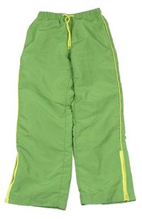 Zelené šusťákové kalhoty SHAMP