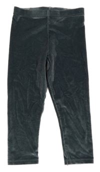 Tmavošedé sametové legímy F&F