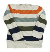 Smetanovo-pruhovaný sveter Topolino