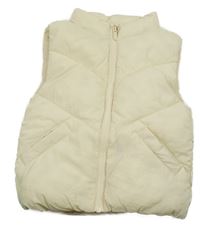 Smotanová prešívaná šušťáková zateplená vesta PRIMARK