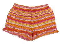 Barevné vzorované kraťasy s volánky Matalan