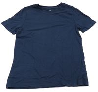 Tmavomodré tričko H&M