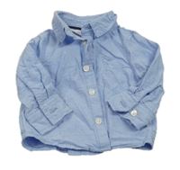 Světlemodrá melírovaná košile s dinosaurem PRIMARK