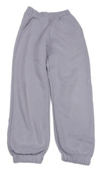 Světlefialovošedé tepláky ZARA