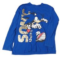 Zafírové tričko so Sonicem