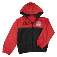 Červeno-černá šusťáková sportovní fotbalová bunda L.F.C.