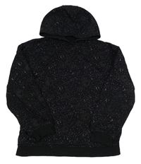 Čierna mikina so souhvězdími a kapucňou Primark