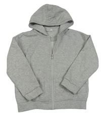 Sivá melírovaná prepínaci mikina s kapucňou Primark