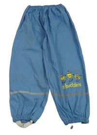 Modré nepromokavé kalhoty s Mimoni