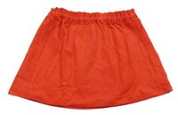 Červená menšestrová sukňa