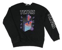 Čierna mikina s Tetrisem H&M