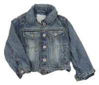 Modrá riflová bunda s prošoupáním Next