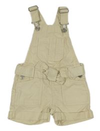 Béžové riflové laclové kraťasy s páskem Denim Co.