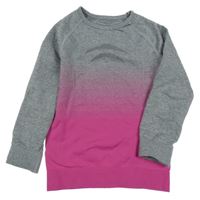 Sivo-fuchsiové funkčné tričko Lupilu