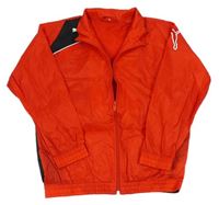 Červená sportovní šusťáková bunda s logem Puma