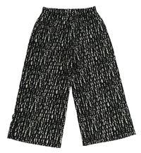Čierno-biele vzorované culottes nohavice F&F